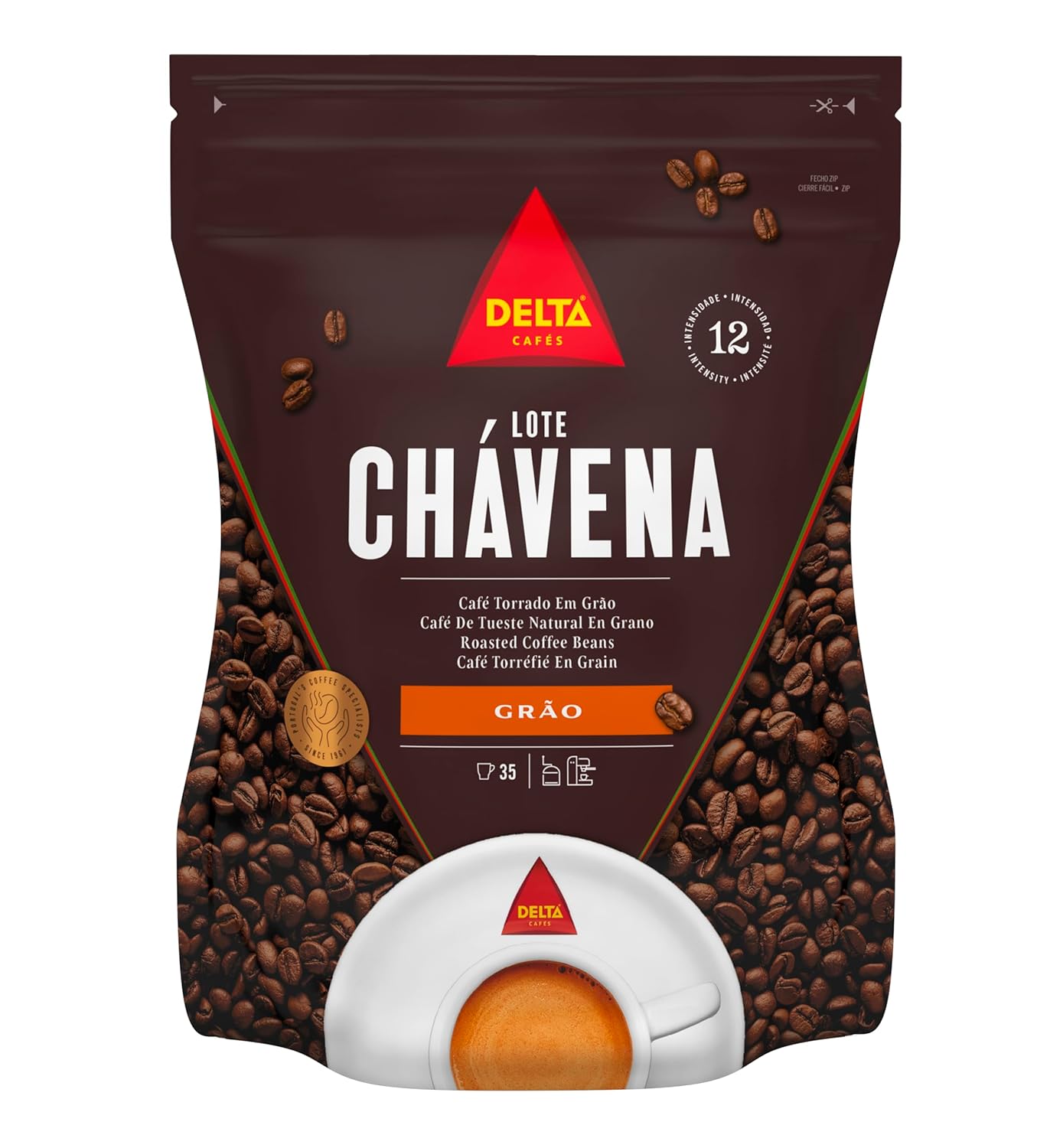 Delta Café en Grano Arábica y Robusta Tostado 250g
