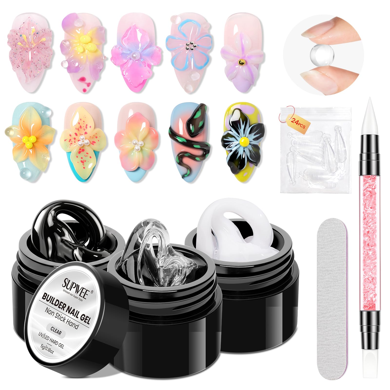 3D Nail Sculpting Gel - Easy Nail Art -10