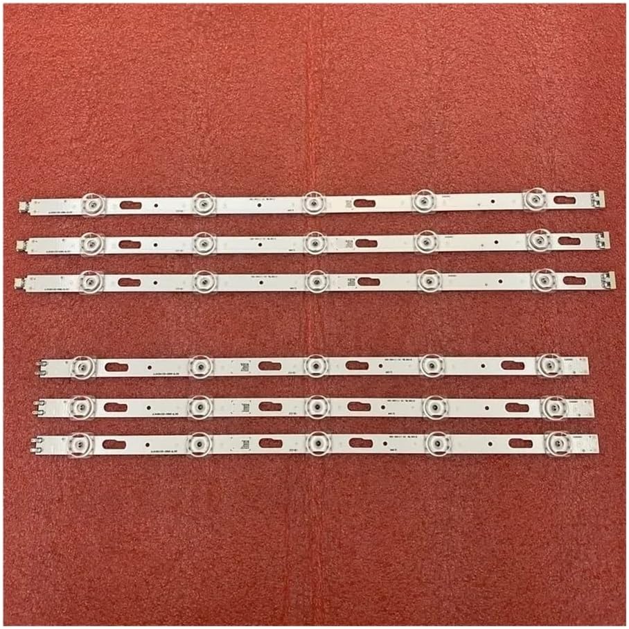 Strip Compatible with UN43CU7000F UE43AU7172U UE43CU7100U UE43CU7100K UN43AU7000K GU43TU6979U CRH-P43S6303003101B2 Spare Parts(6pcs Set for 1 TV)