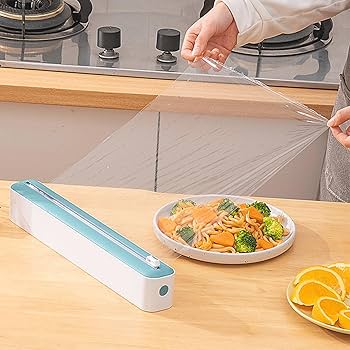 Amazon.co.jp: ラップディスペンサー、カッター付きプラスチックラップ