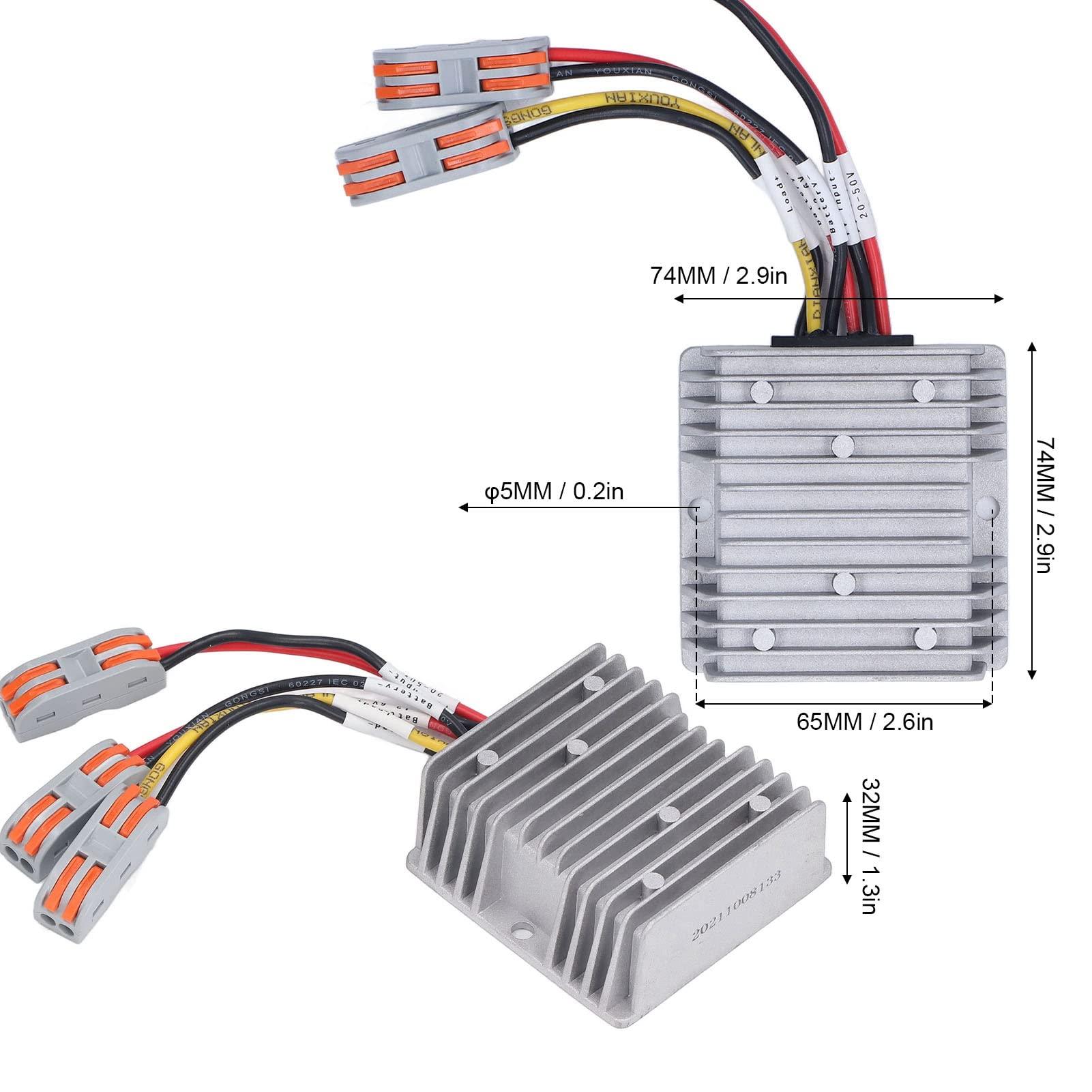Kontroler Słoneczny MPPT, Kontroler ładowania Panelu Słonecznego 300W 20A z Wielokrotną Ochroną, Zewnętrzny Kontroler Panelu Słonecznego do Baterii Słonecznych Lamp Ulicznych(13,8V)