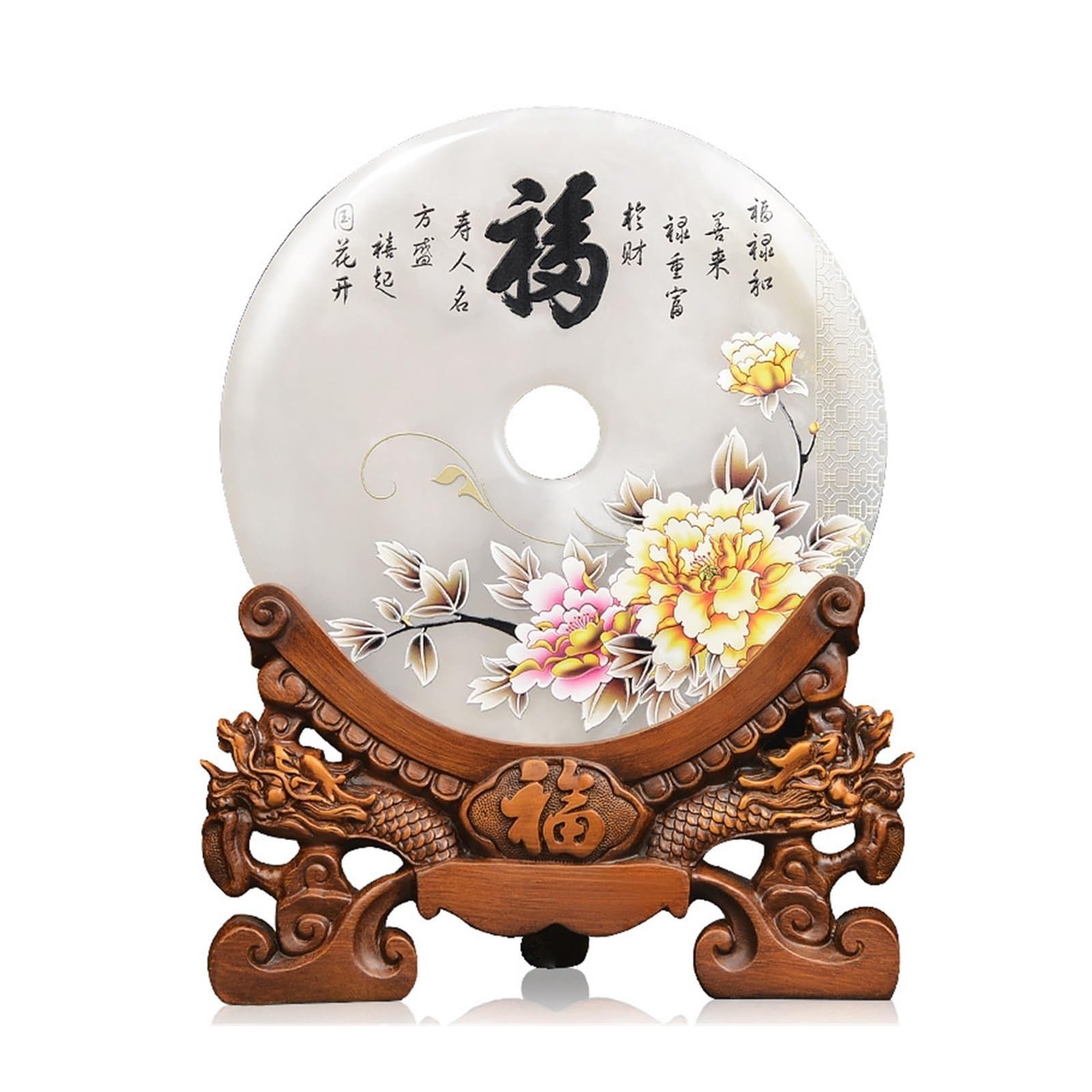 BHGFYXBS Statues Ornament Fengshui Statue For Wealth And Luck,Luck Symbol Sculpture,Resin Desktop Ornament For Home Office Feng Shui Decoration,A-36 * 11 * 48cm