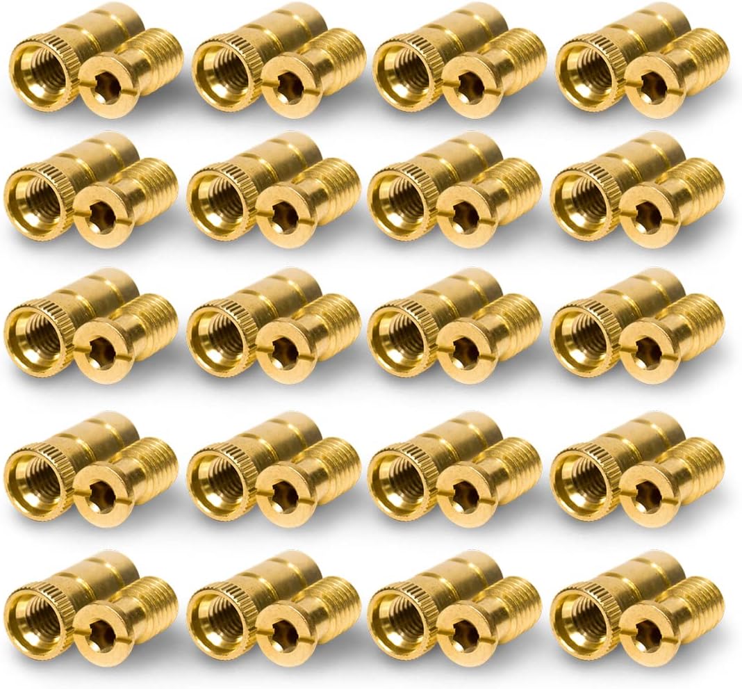 Pool Cover Anchors - Concrete & Pavers Deck, Universal Size Fits 3/4" Hole, 20 Pack - Durable Brass Anchors & Head Screw Bolts for Pool Safety Cover Installation