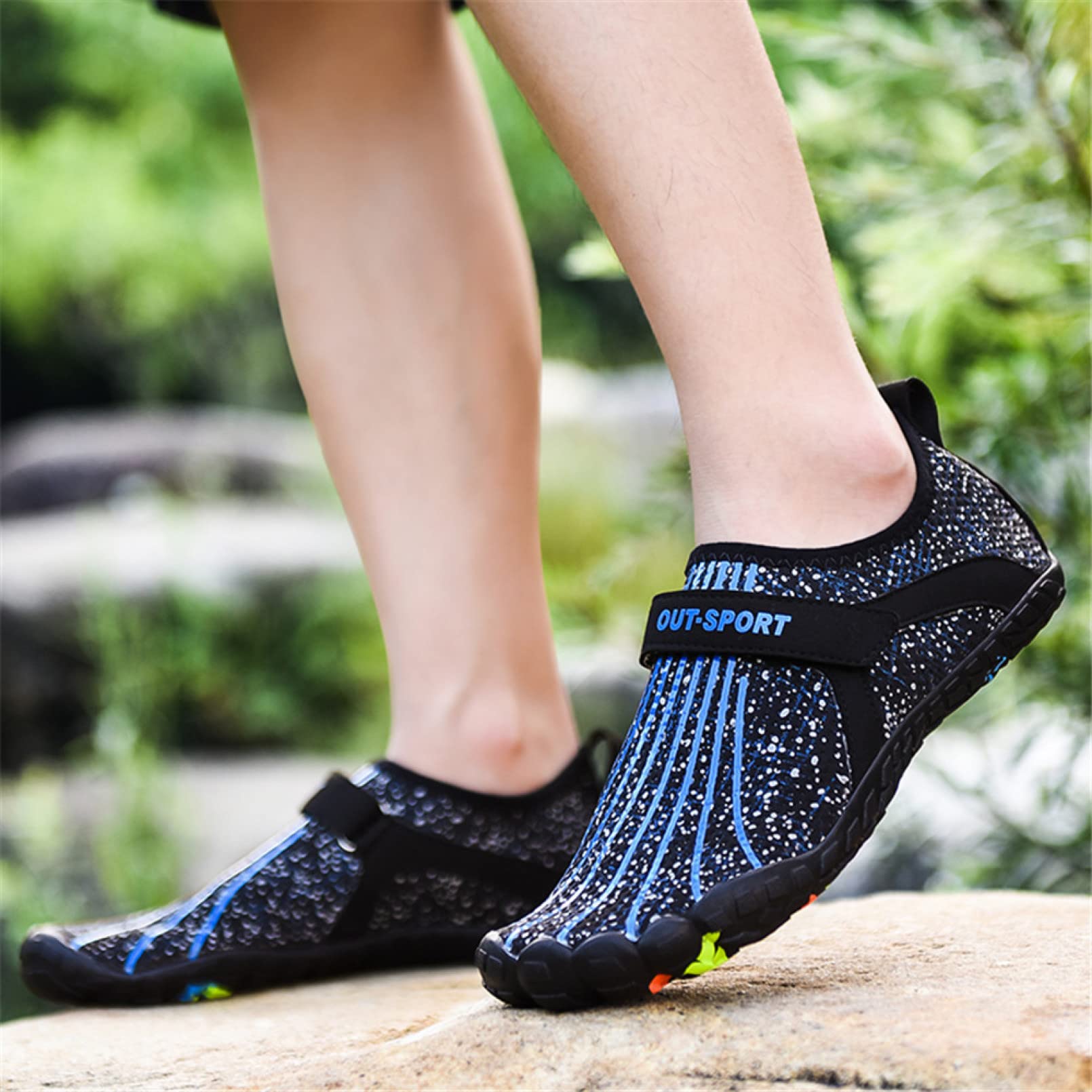 Männer Five Fingers Wasser Aqua Schuhe schnell trocknend Wandern Schwimmen weicher Flacher Strand