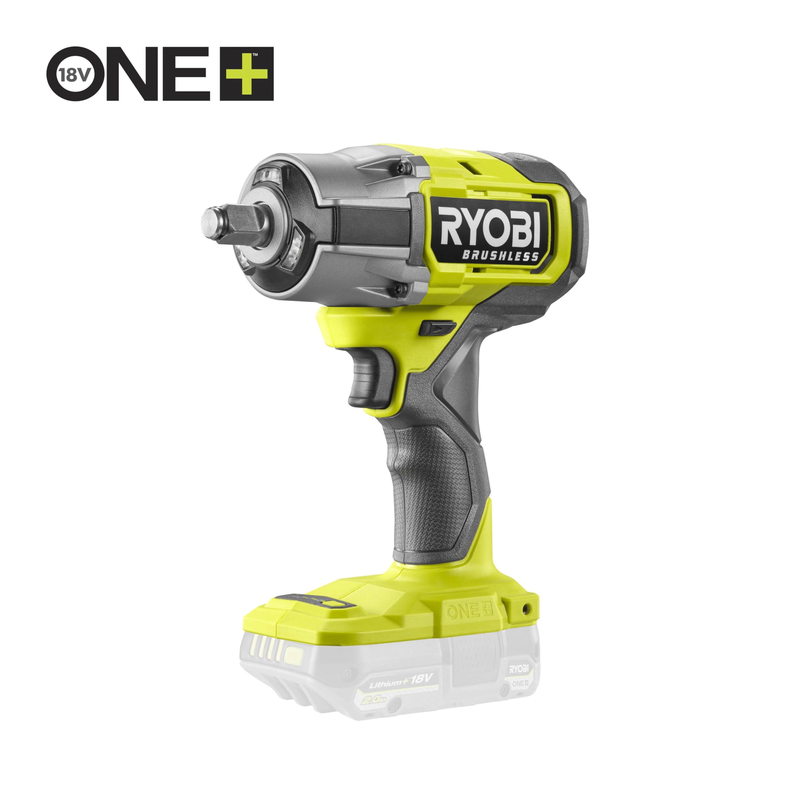 RYOBI - Boulonneuse à chocs - 18V ONE+ HP - RIW18BL-0 - Mécanique, polyvalence, 4 modes - Batterie Non Incluse