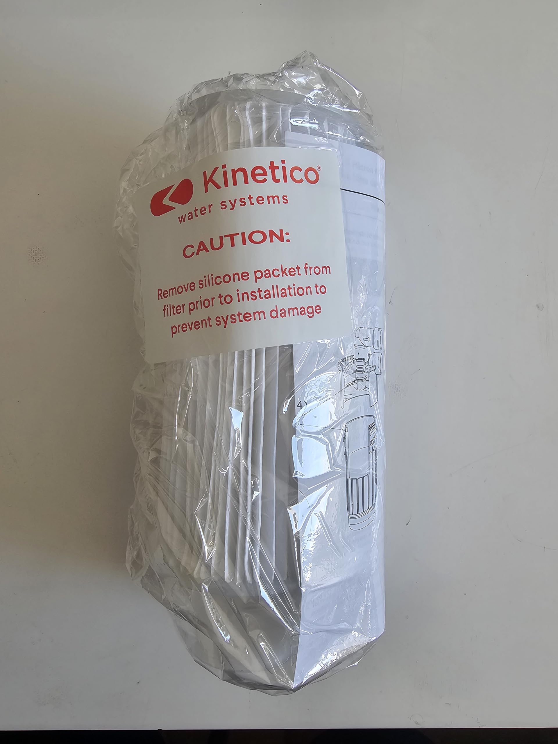 Photo 1 of KINETICO® 5 MICRON 10"" Pleated Filter Cartridge for Mach System (Part No. 11662), White