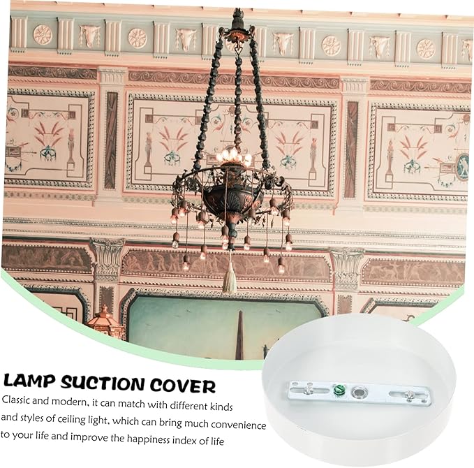 CHILDWEET CHILDWEET Hanglamp Plafondplaat Kroonluchter Luifel Plafondafdekplaat Universele Pasvorm Voor Stijlen photo 3