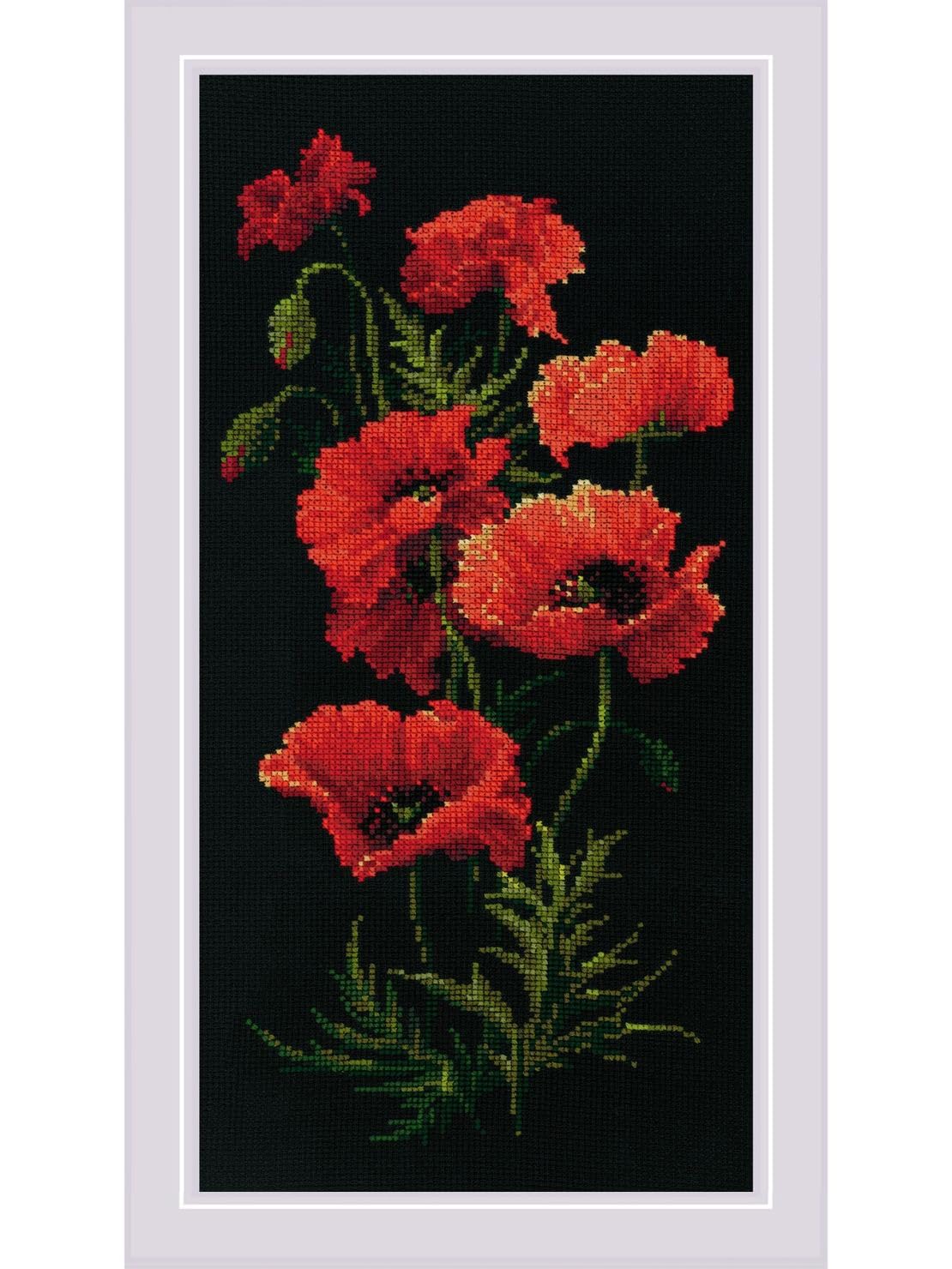 RIOLIS - Il Bacio Dal Dipinto Di G. Klit 1170, Punto Croce 30x35c, Punto Croce Kit Da Ricaare