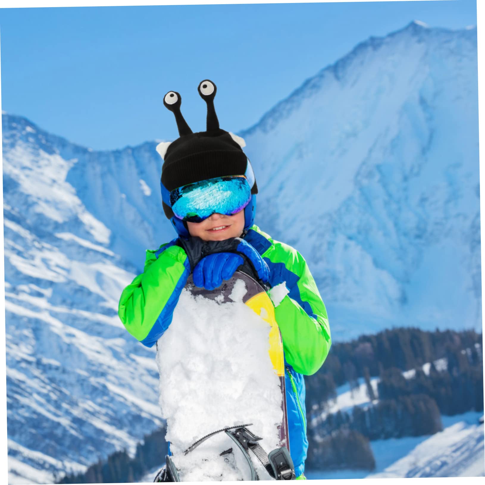 Mikikit Copricasco Lavabile per Attività Neve Copertura Protettiva per Casco Design per Sport Invernali Comfort e Esperienza Sulla Neve
