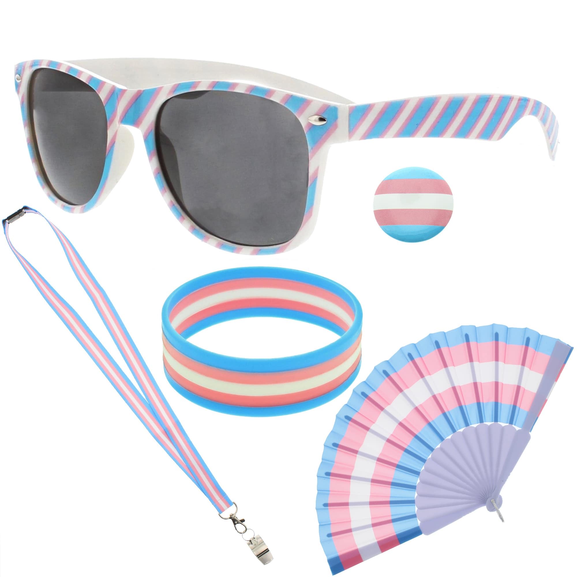 Zac's Alter Ego Gay Pride Festival 5 Piece Transgender Colours Accessory Kit - Equality