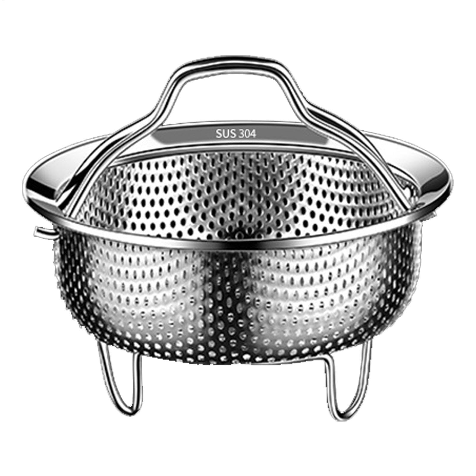Bandeja de vapor multifuncional de acero inoxidable: evita que la comida se pegue