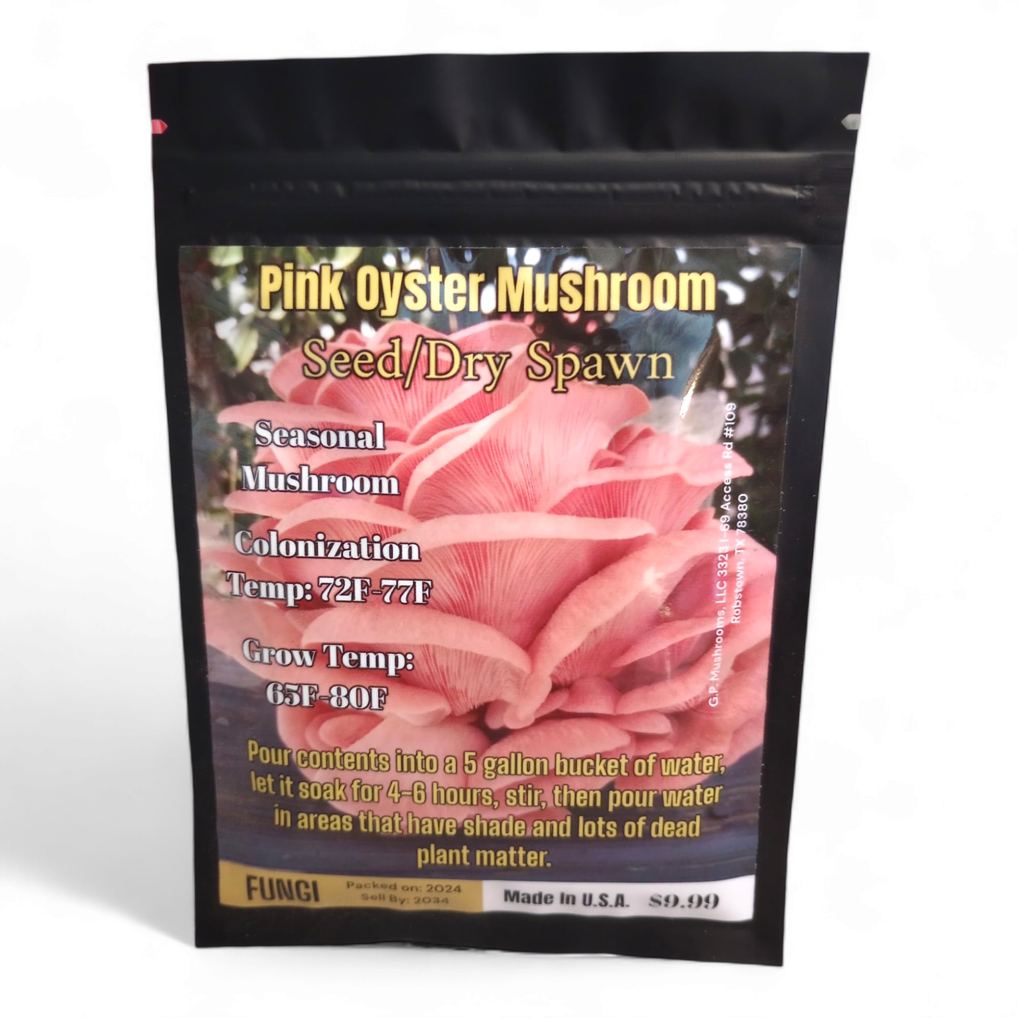 Amazon.com : Pink Oyster Mushroom Seed/Dry Spawn : Patio
