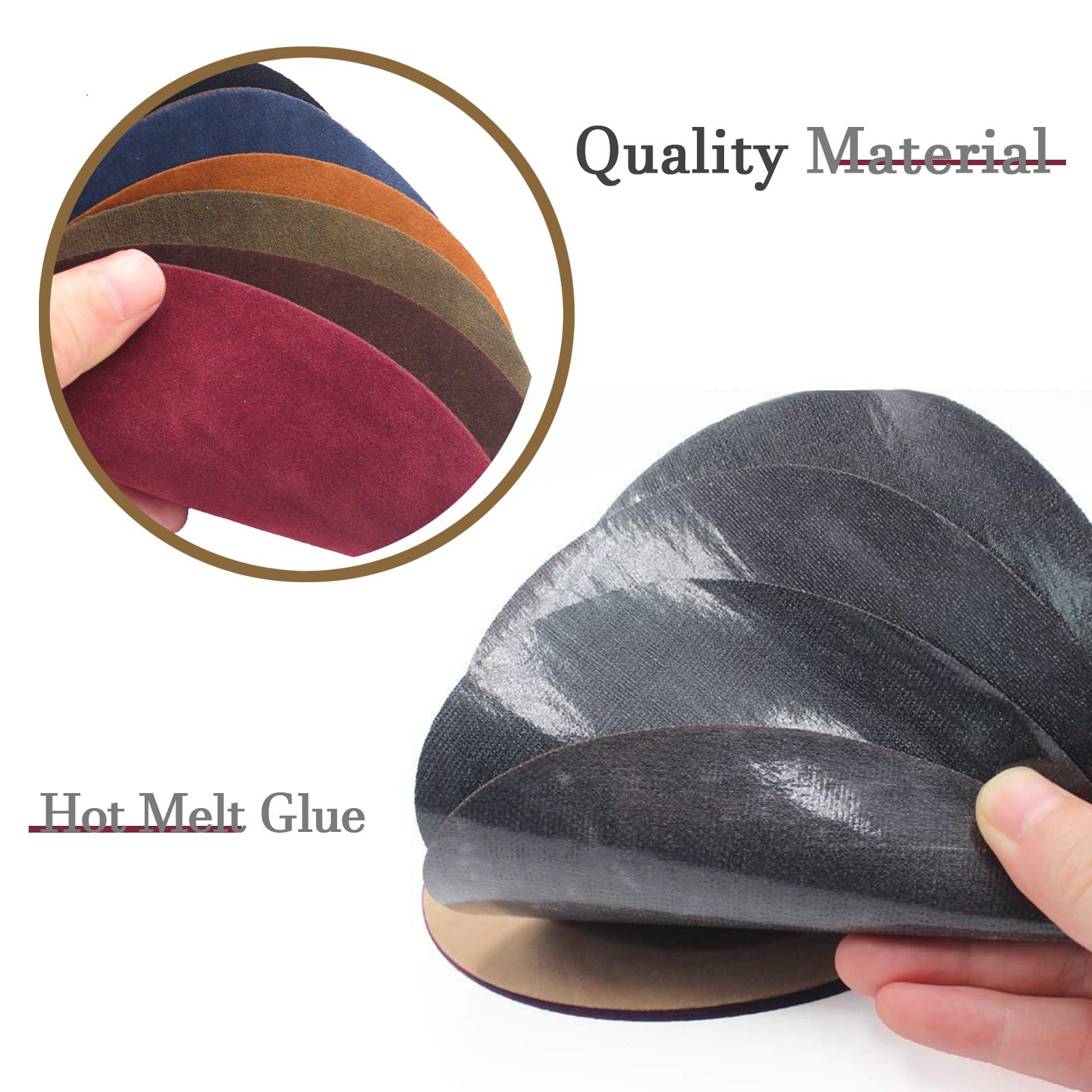 Toppe Termoadesive Mimetiche 16pz | Forma Ovale, 8 Colori | Per Jeans, Giacche, Zaini - Foto 10