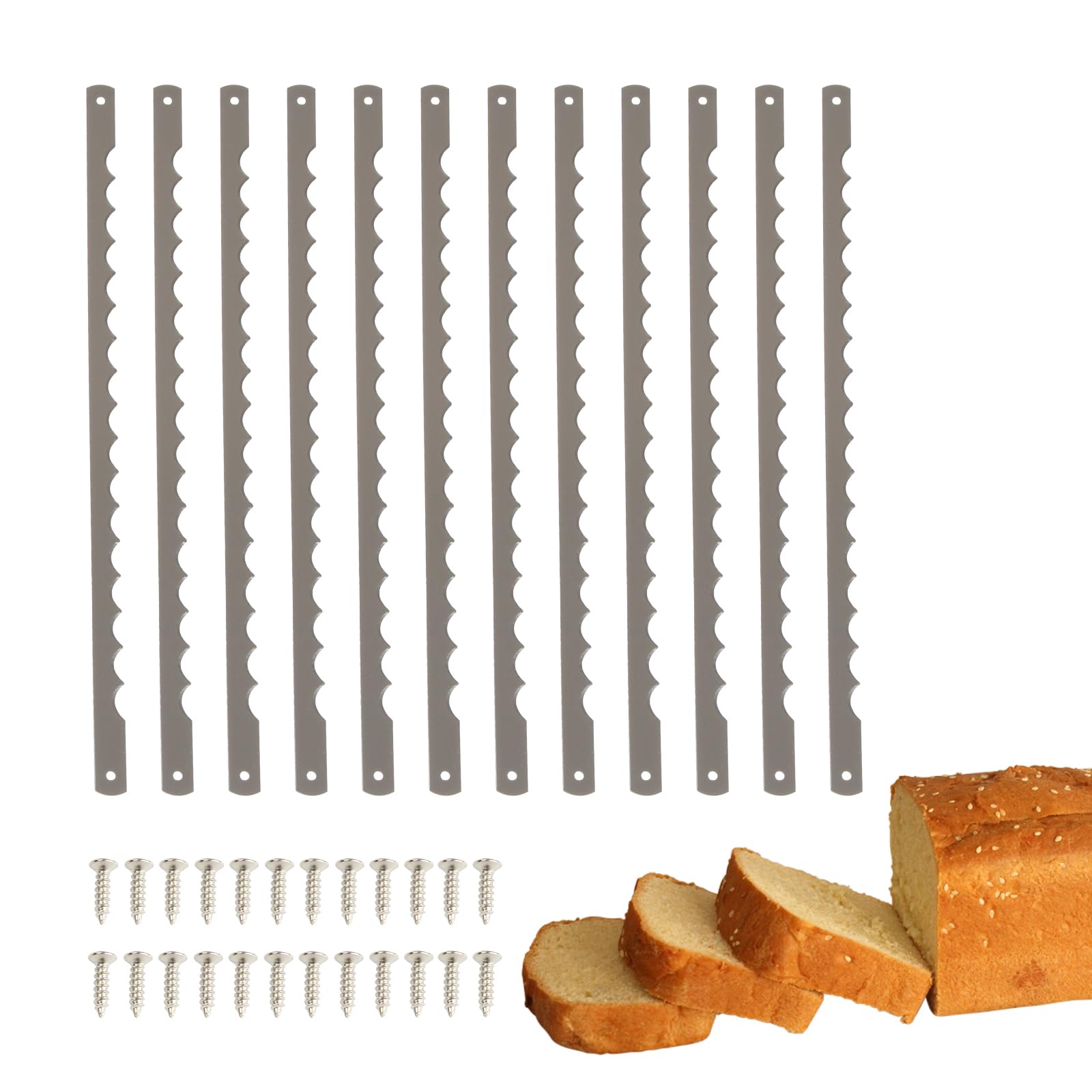Bread Knife Replacement Blades - 6 Pack -8