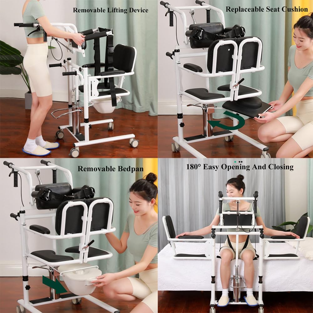Amazon.com: Electric Nursing Transfer Lift,Hydraulic Patient Lift