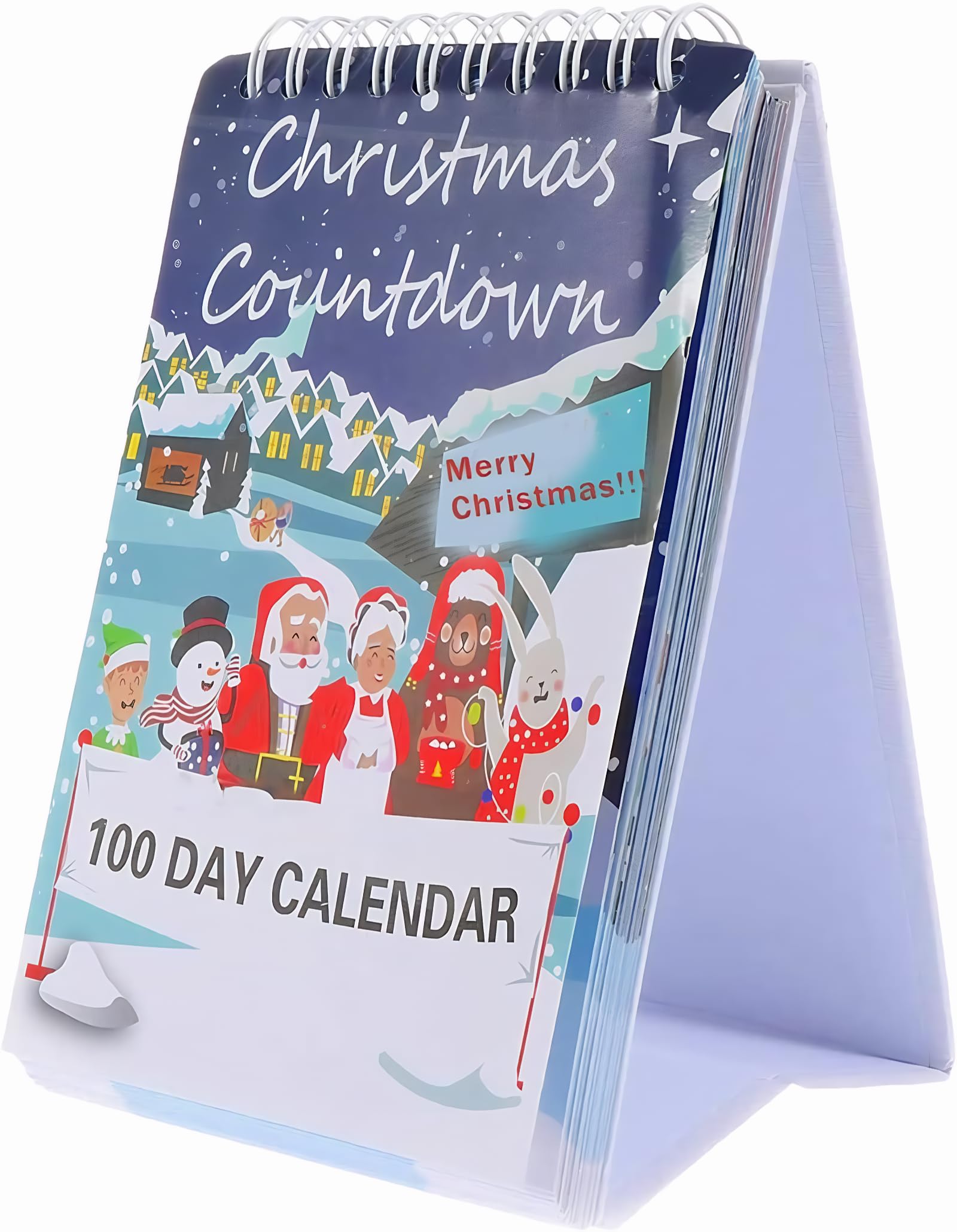 100 day christmas countdown calendar 2025 Christmas Countdown Calendar, 100 Day Holiday Advent Calendar, Family Celebration Tracker
