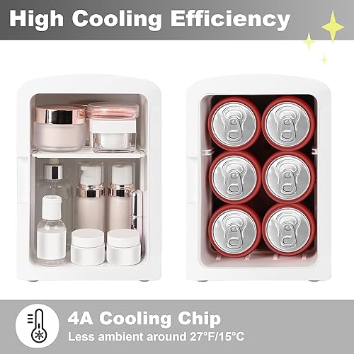 Miniatura 5 de Iceblue Mini nevera 4L Mirror - Negro