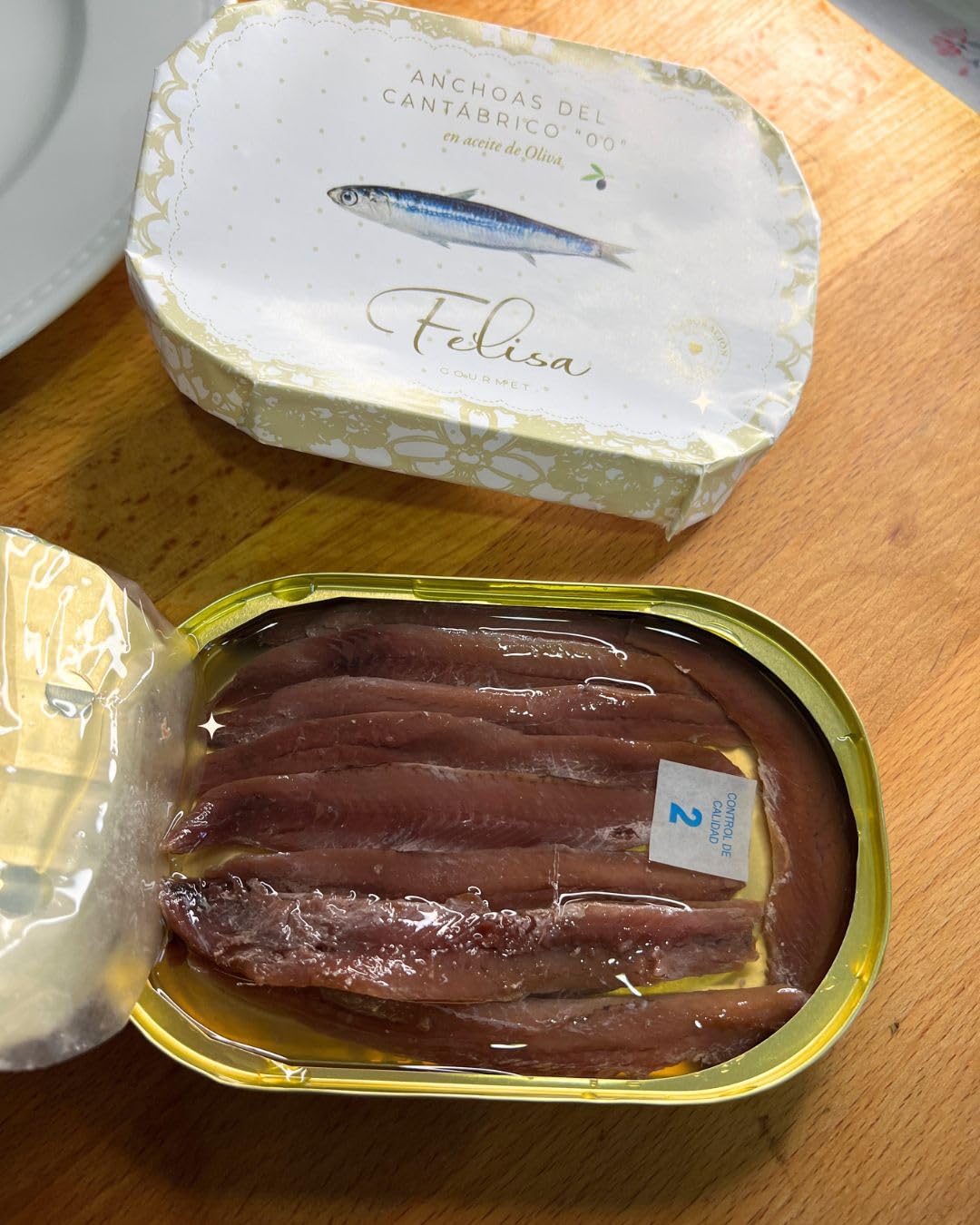 Anchoas del cantabrico 00 premium, Felisa Gourmet