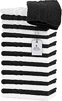 Vista 241 de DAN RIVER Juego de 4 toallas de baño, 27 x 54 pulgadas, 100% algodón, más grandes y ligeras, de secado rápido, súper suaves y absorbentes, toallas