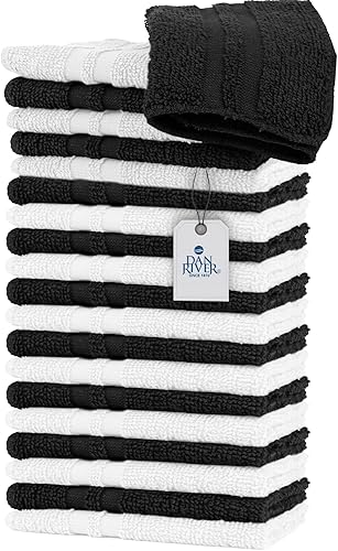 Miniatura 241 de DAN RIVER Juego de 4 toallas de baño, 27 x 54 pulgadas, 100% algodón, más grandes y ligeras, de secado rápido, súper suaves y absorbentes, toallas