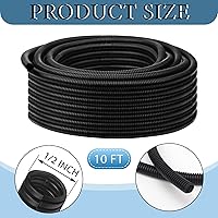 Vista 3 de Kanayu Tubo de Cable Divisible Ignífugo de Alta Temperatura Conducto de Cable Mangas de Cable Divisibles Tubería de Telar Conducto de Cable