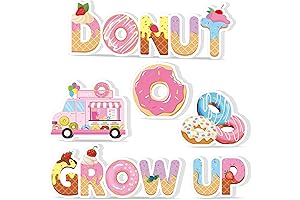 Donut Centerpieces: Donut Birthday Party Decorations
