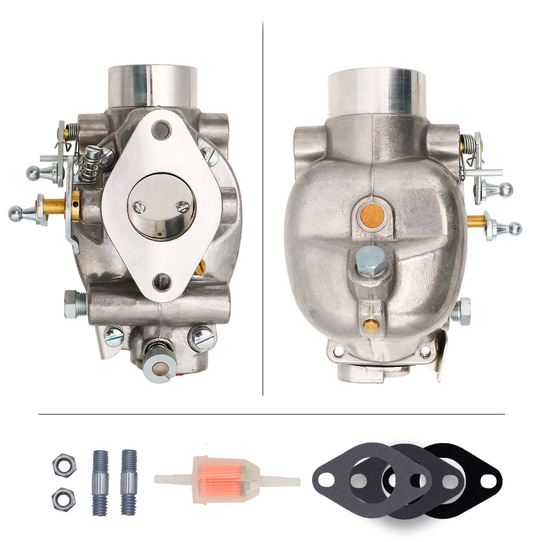 VergasRetor Carburetor B8NN9510A for Ford 1962-1964 Tractor 501 601 701 4 Cyl, 2000 Series 2030 2031 2110 2111 2120 611 621 631 641 651 661, Replaces# TSX765, 312954, 310746, TSX765