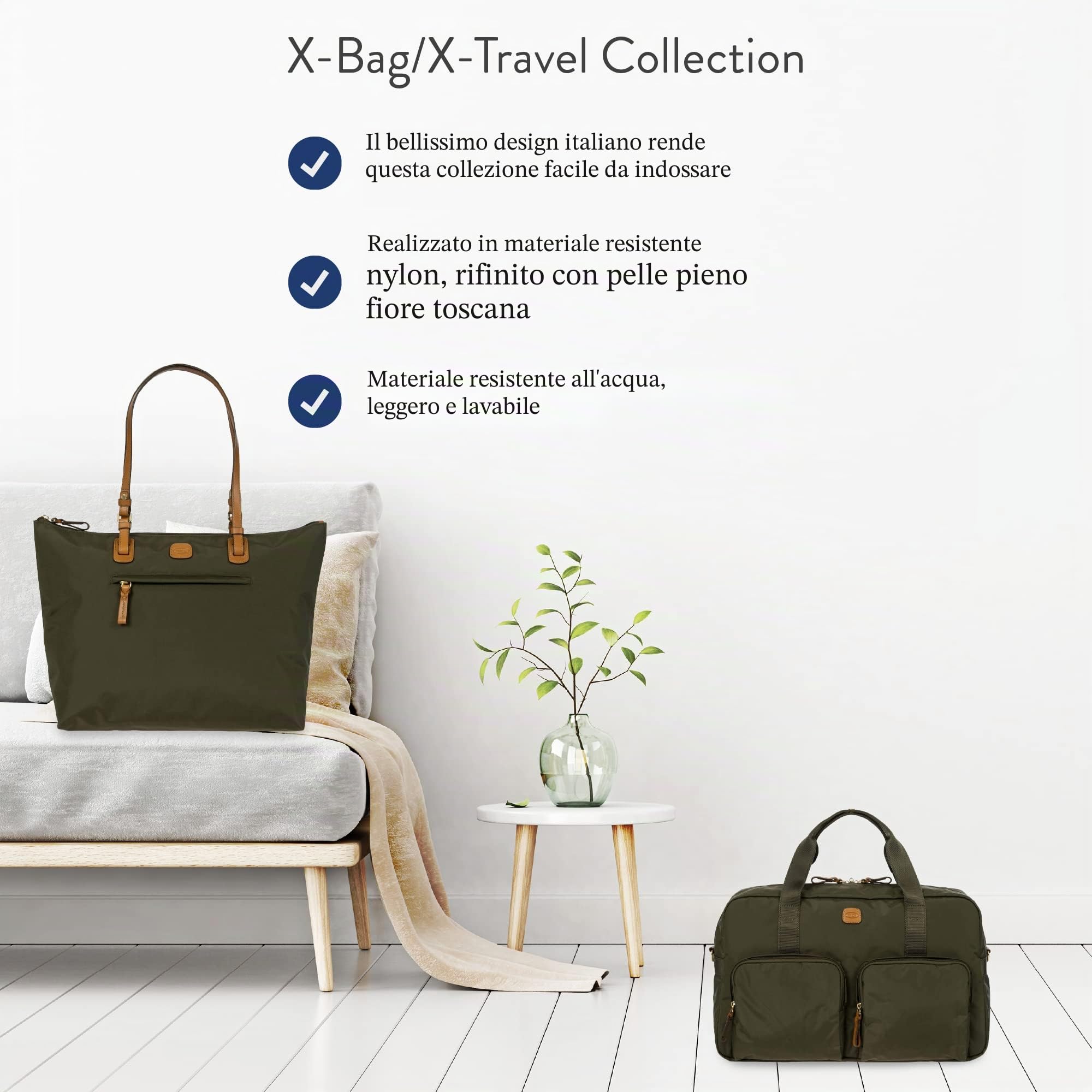 Bric's X-Travel Ventiquattrore, 46 cm, Olive