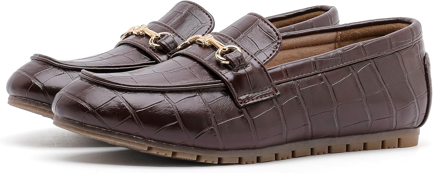 BGSTGUDS Women's Wide Loafers Shoes Cute Dressy Shoes Ladies Comfort Slip Ons Work Shoes - Image 3