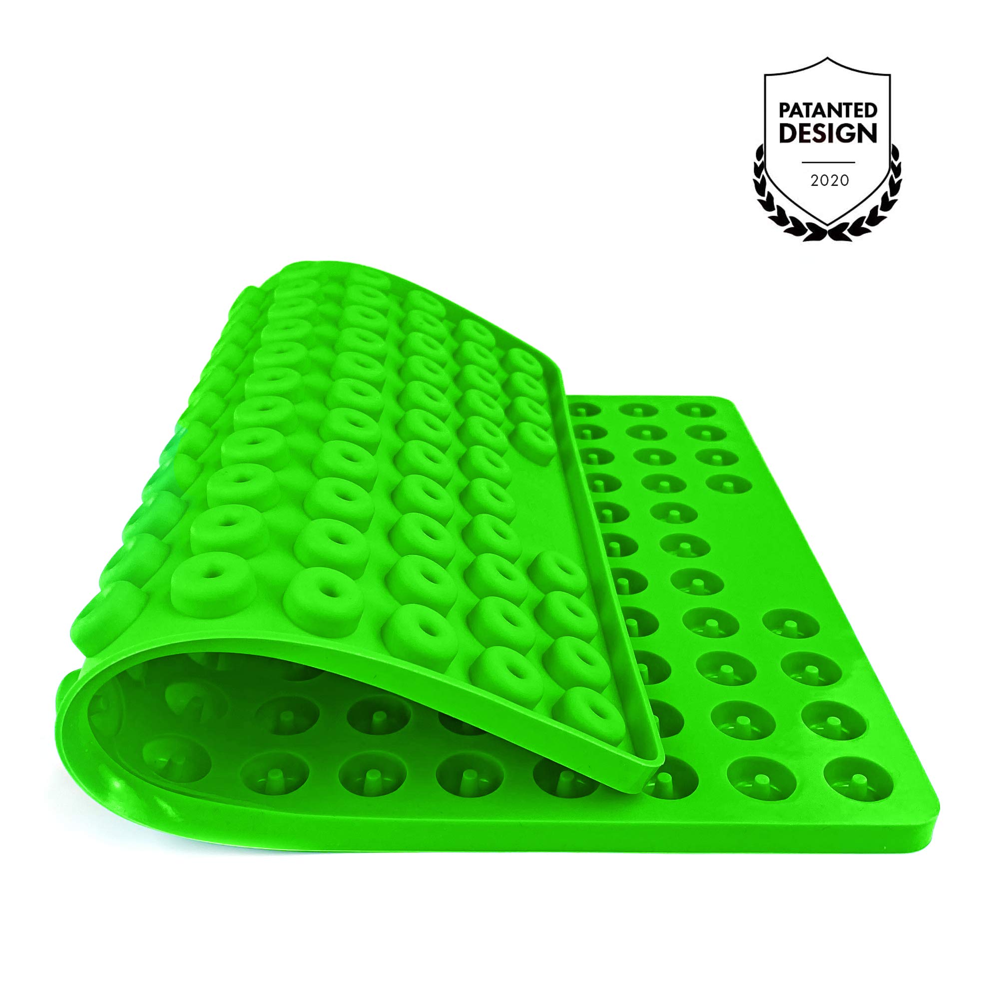 Collory Mini cuori, 1,5 cm, in silicone, stampo da forno per mini biscotti e dolcetti, stampo a forma di cuore, stampo per cioccolatini, antiaderente e adatto per alimenti (senza BPA