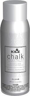 Chalk Spray Paint, Interior, Clear, 12 Ounces
