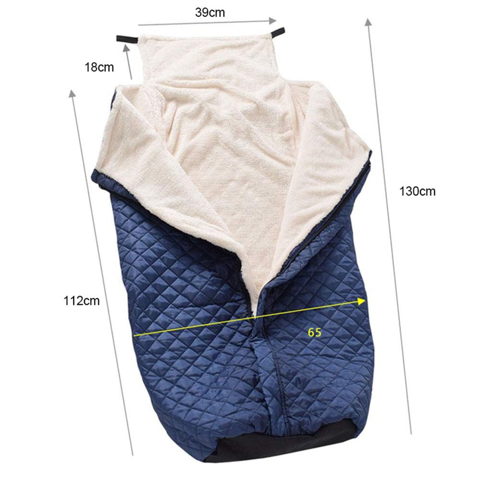 Funda para Silla de Ruedas, Manta de Invierno para Silla de Ruedas para Adultos con Cremallera, Fundas Cálidas para Piernas Y Parte Inferior del Cuerpo