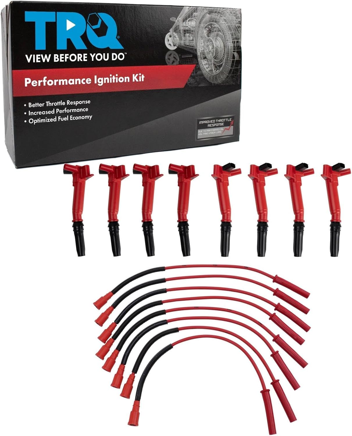 TRQ Ignition Kit Compatible with 2010-2014 Ford F-150 2011-2016 F-250 Super Duty F-350 Super Duty