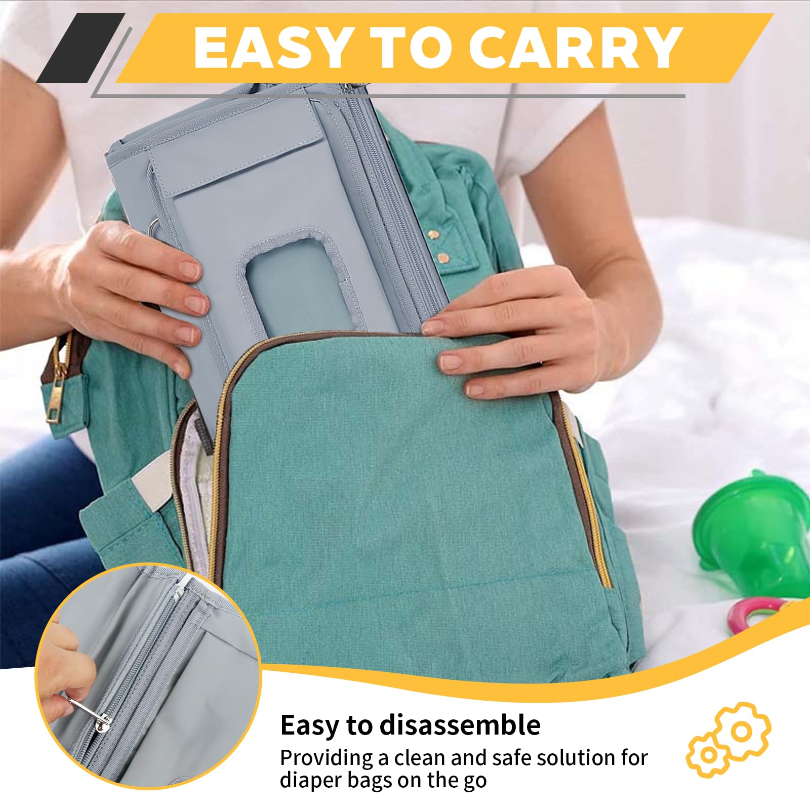 Portable Folding Baby Changing Mat - Image 4