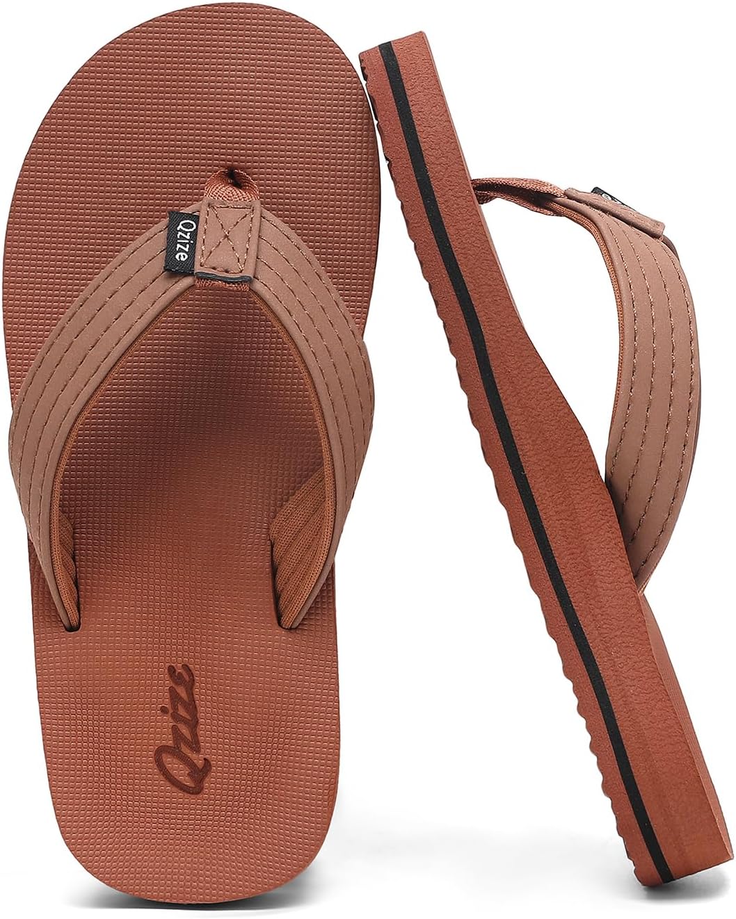 Kids Flip Flops - Soft Yoga Mat Insole Thong Sandals for Boys & Girls, Anti-Slip Quick Dry for Beach,Pool,Summer