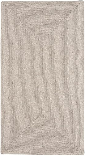 Capel Rugs Candor - Alfombra trenzada, natural, 2 pies x 3 pies