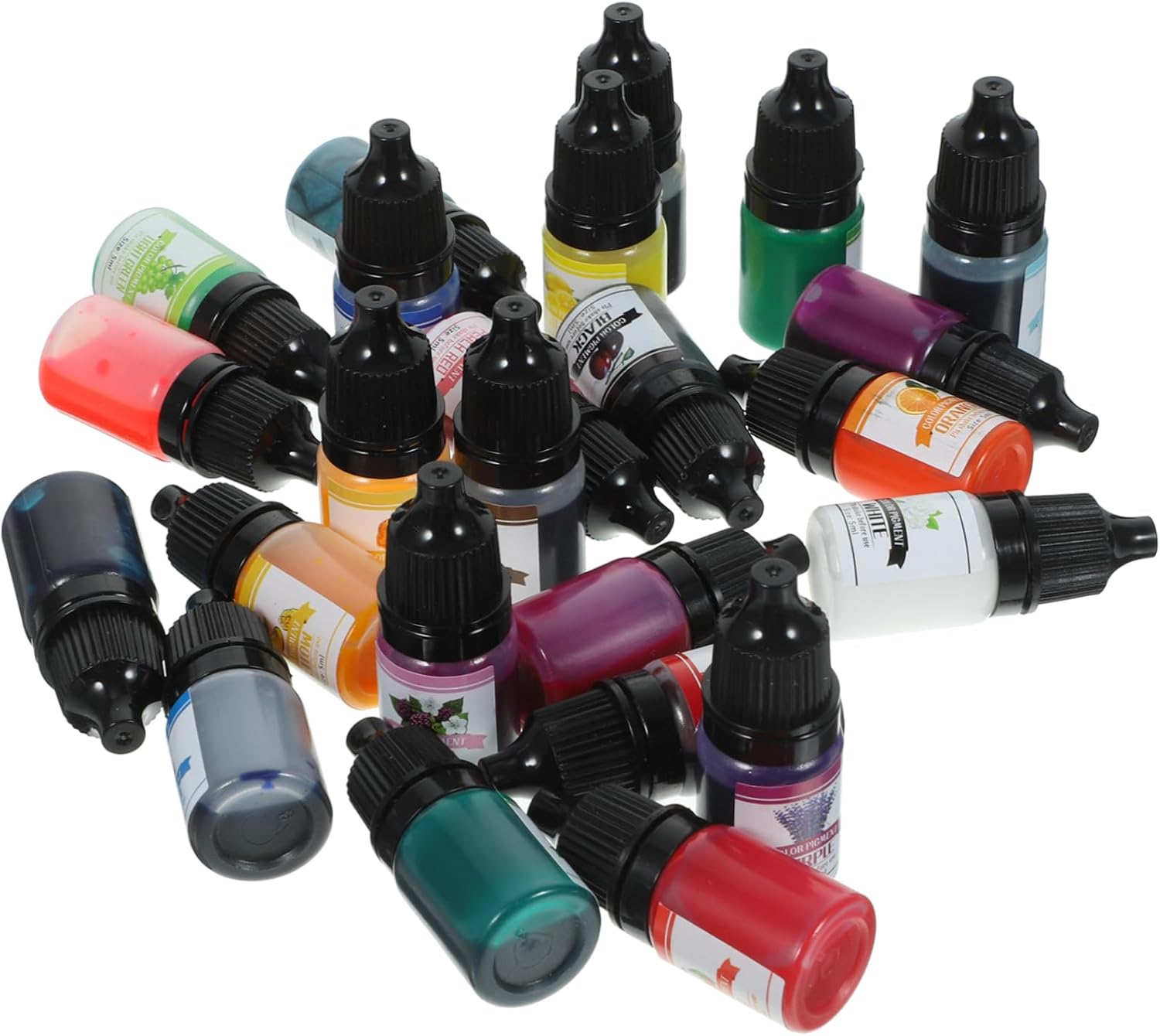 Epoxy Resin Diffusion Pigment Colorants for Candle Making of Liquid Colorants for Scented Candles and Soap Crafting Easy to Use and Safe for Handmade Projects