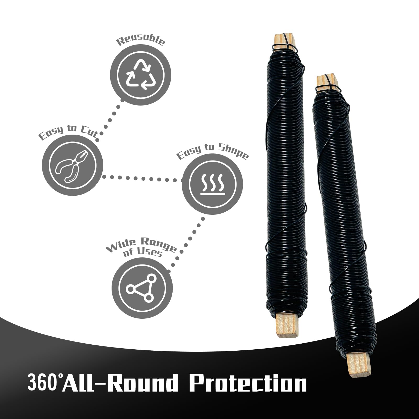 Filo Da Giardinaggio In Alluminio - Set Da 4, 0.65 Mm, Per Legare Piante