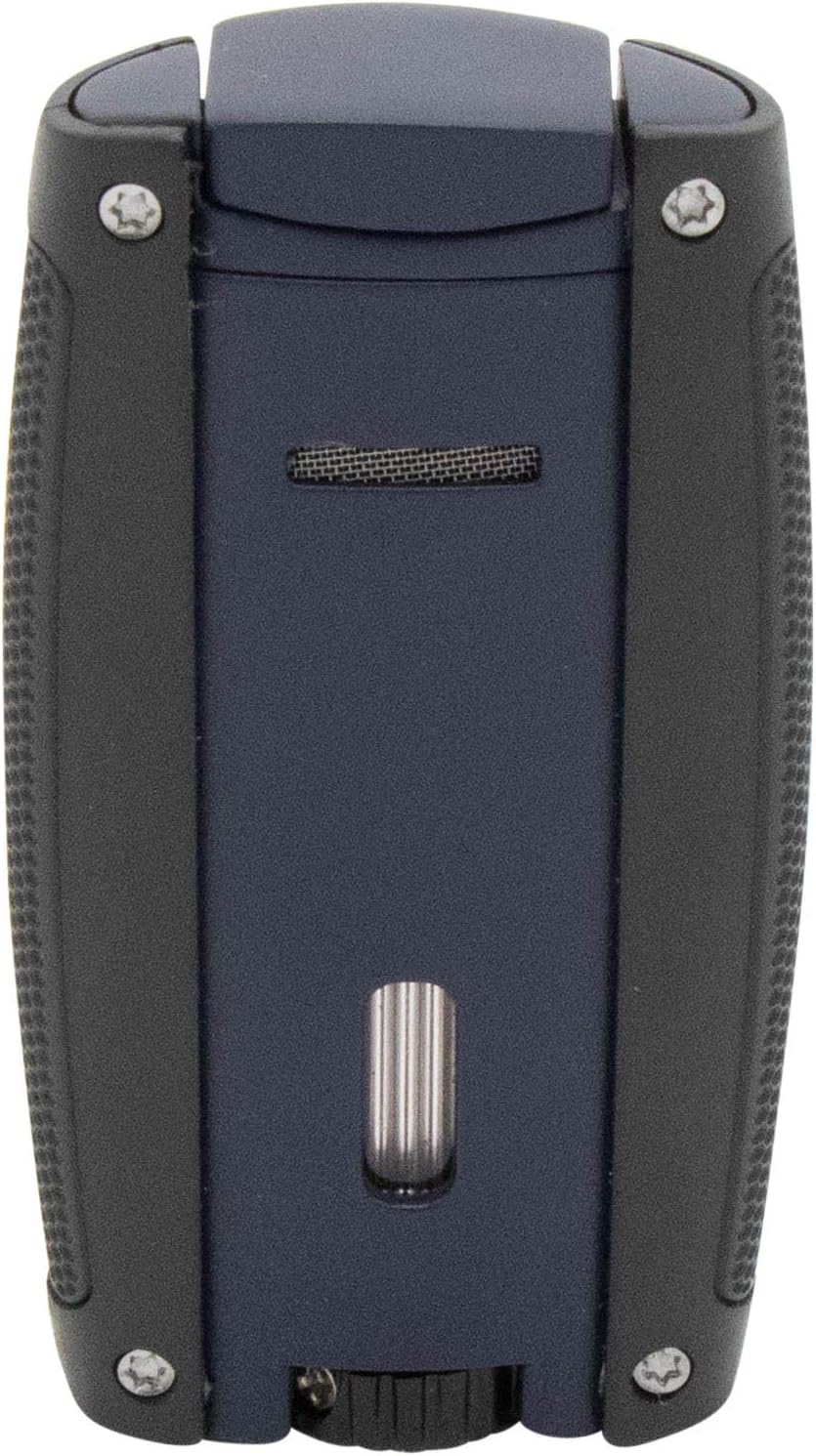 XIKAR Turismo Double Jet Flame Cigar Lighter Matte Red & Matte Blue Combo