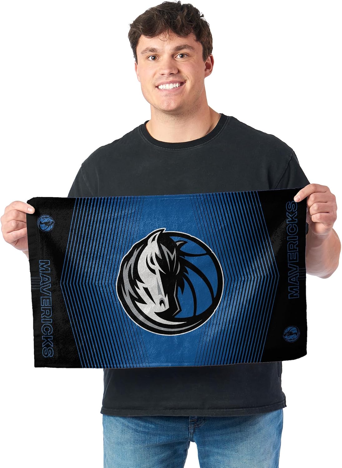 NORTHWEST Dallas Mavericks NBA Hussle Micro Fiber Sports Towel 24 x 42 Inches
