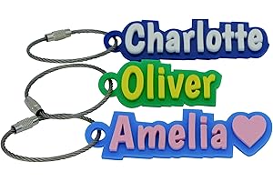 Fun Personalized Water Bottle and Backpack Tag