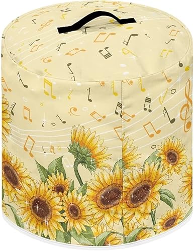 Miniatura 2 de Dolyues Funda para olla a presión de girasol, funda protectora lavable con bolsillo y asa para olla a presión eléctrica, freidora de aire, olla