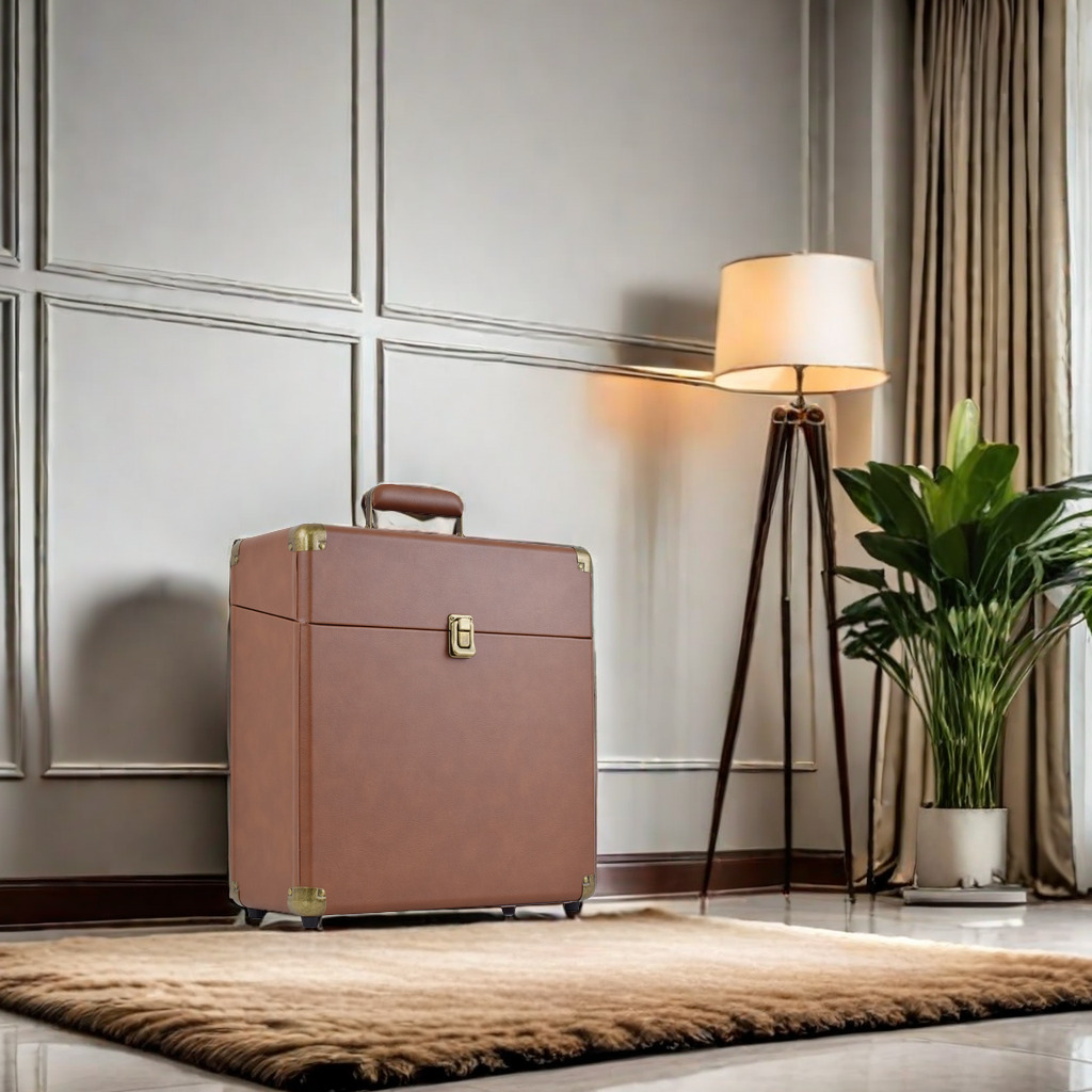 Amazon.com: LoopTone Vintage Vinyl Record Storage Case for 30