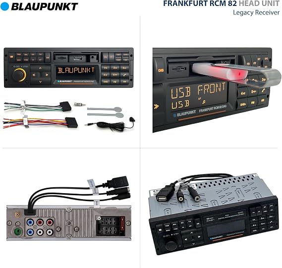 Blaupunkt Frankfurt RCM 82 DAB Legacy Car Stereo with Bluetooth - Retro Design with Modern Technology