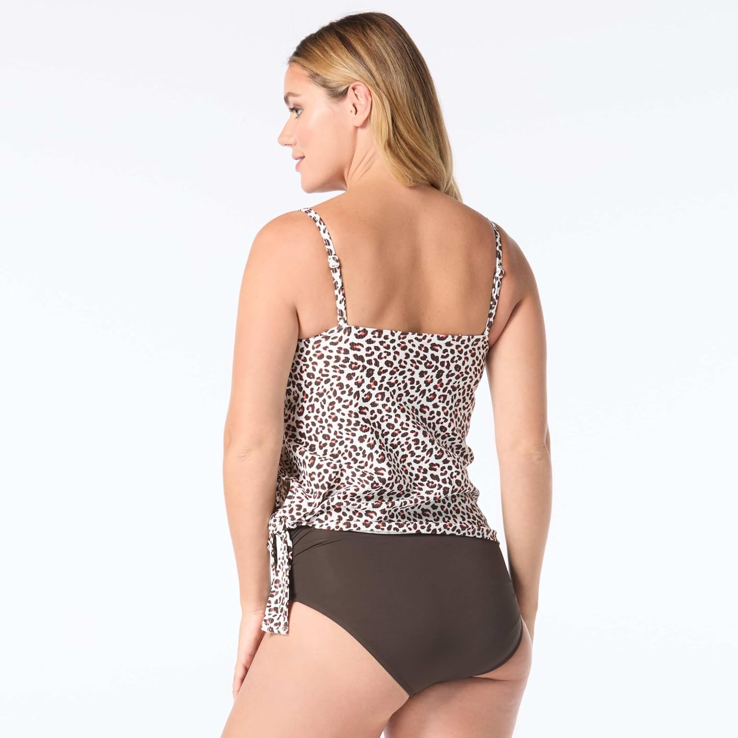 COCO REEF Stella Bra Sized Underwire Side Tie Tankini — Loose Fit Blouson Swim Top - Image 2