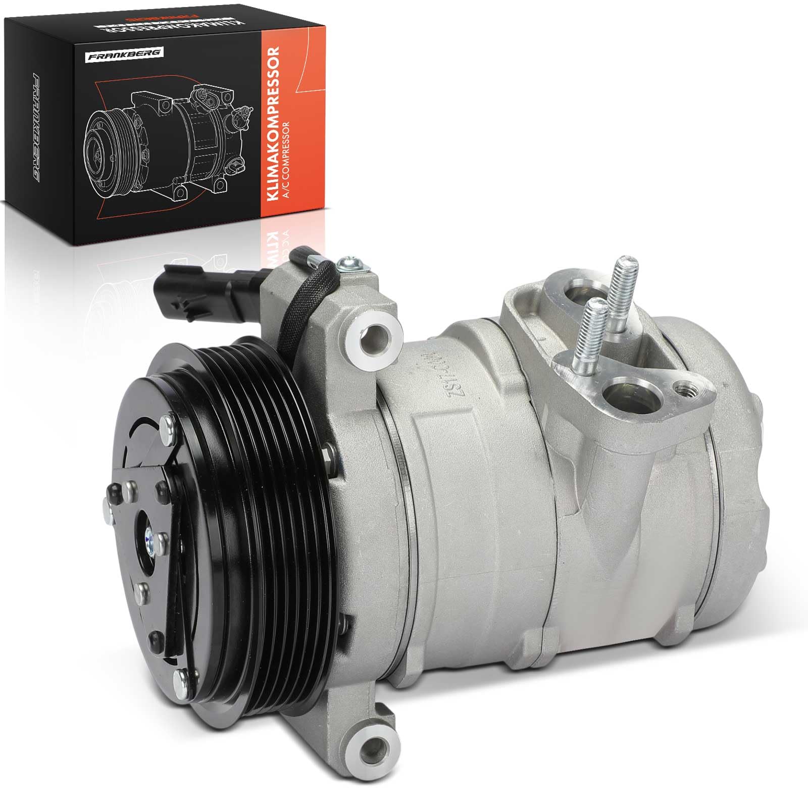 Frankberg Compresseur de climatisation avec embrayage | Compatible avec: Nitro, Wrangler III JK, Cherokee KK