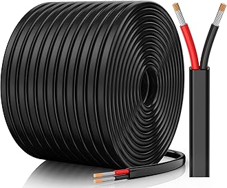 CONEPY 10 Gauge Wire, 10 AWG 2 Conductor Electrical Wire, Flexible/Oxygen-Free Tinned Copper/Stranded PVC 10/2 Cord for Automotive, Marine, LED Strips, Solar, RV, Lighting (100FT)