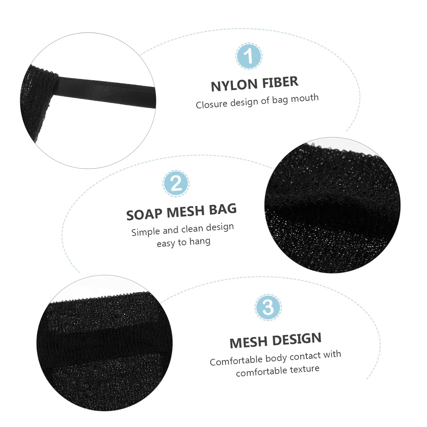 VICASKY 10pcs Exfoliating Soap Foaming Net Pouches Saver Bags Mesh Shower Scrubber for Gentle Cleansing for Homemade Soap Bars