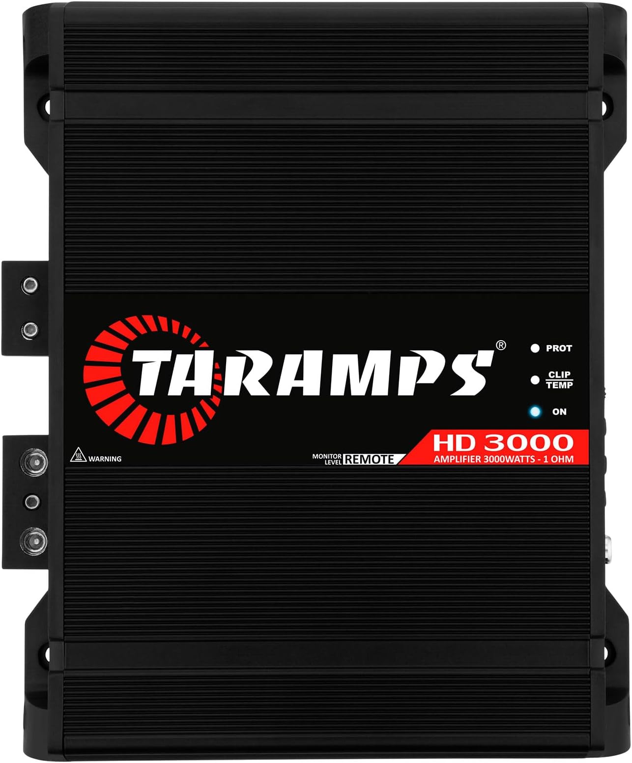 Taramps HD 3000 1 Ohm Black 1 Channel Amplifier 3000 Watts RMS MAX, Mosfet Digital Full Range Crossover, Low/High Pass, Bass Boost, Car Audio System, Monoblock 3k, LED Monitor Indicator, Class D