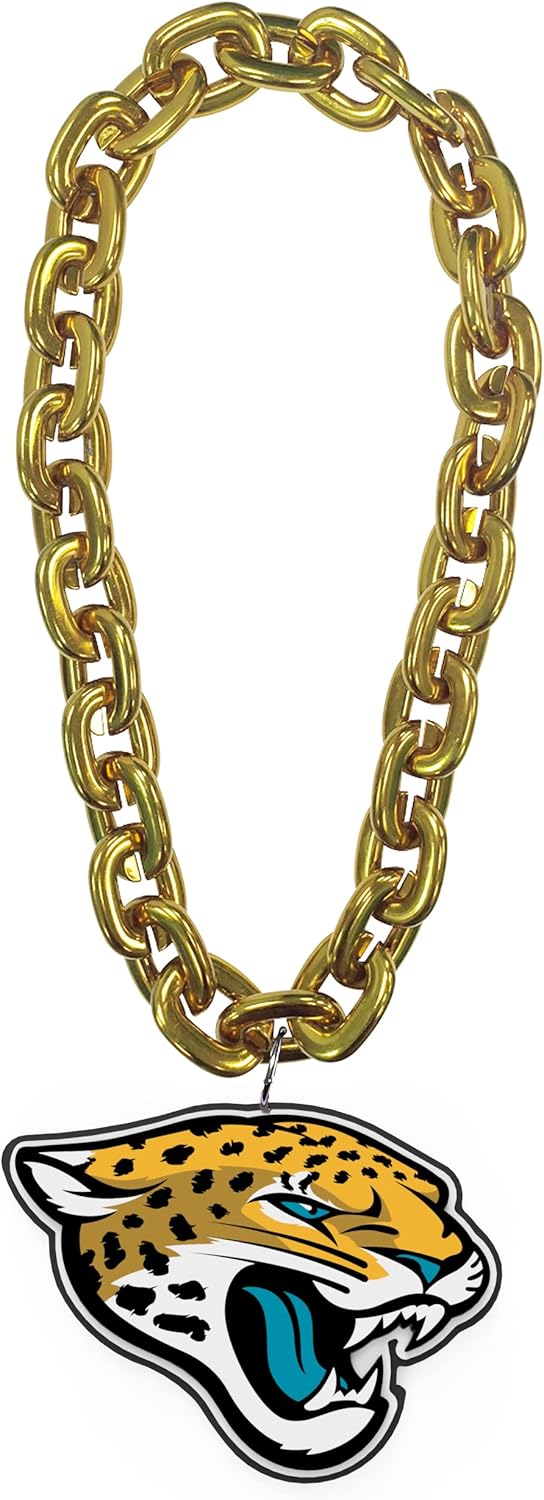 Aminco Jacksonville Jaguars NFL Team Fan Chain, Gold